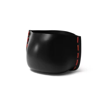 Stitch 100 Plant Pot Studio - Graphite  / Red / Rope