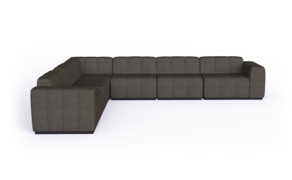 Connect Modular 6 Modulares Sofa mit L-Sitz - Flanelle von Blinde Design