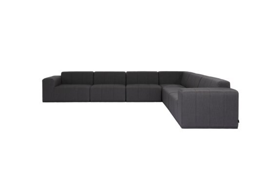 Canapé modulaire Connect Modular 6 L-Sectional - Sooty by Blinde Design
