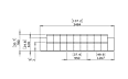 Connect Modular 3 Sofa Modular Sofa - Technical Drawing / Front by Blinde Design
