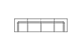 Relax Modular 4 Sofa Modular Sofa - Technical Drawing / Top by Blinde Design