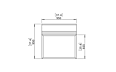 Relax S37 Modular Sofa - Technical Drawing / Top by Blinde Design
