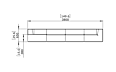 Relax Modular 5 Sofa Chaise Modular Sofa - Technical Drawing / Front by Blinde Design