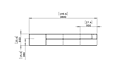 Relax Modular 7 U-Sofa Chaise Sectional Modular Sofa - Technical Drawing / Front by Blinde Design