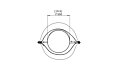 Fioriera Stitch 50 - Disegno tecnico / Top di Blinde Design