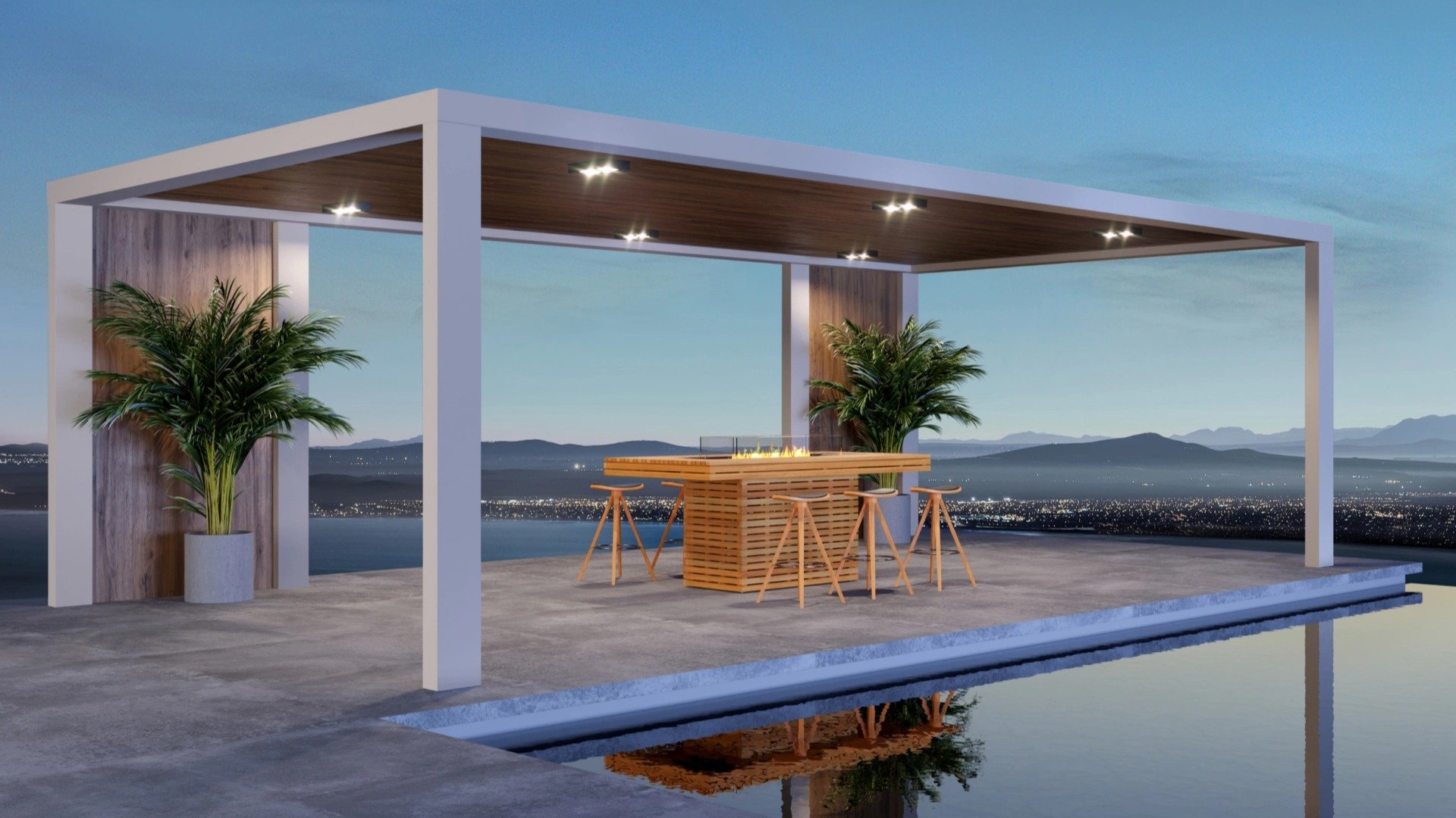 How to create a trans-seasonal bar zone that complements your lounge and dining zones