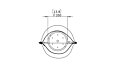 Stitch 25 Planter - Technical Drawing / Top by Blinde Design