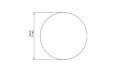 Circ L2 Mesa baixa - Desenho Técnico / Top by Blinde Design