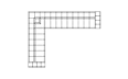Connect Modular 6 L-Sectional Modular Sofa - Technical Drawing / Top by Blinde Design