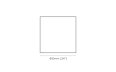 Mesa baja Cube 24 - Dibujo técnico / Tablero de Blinde Design