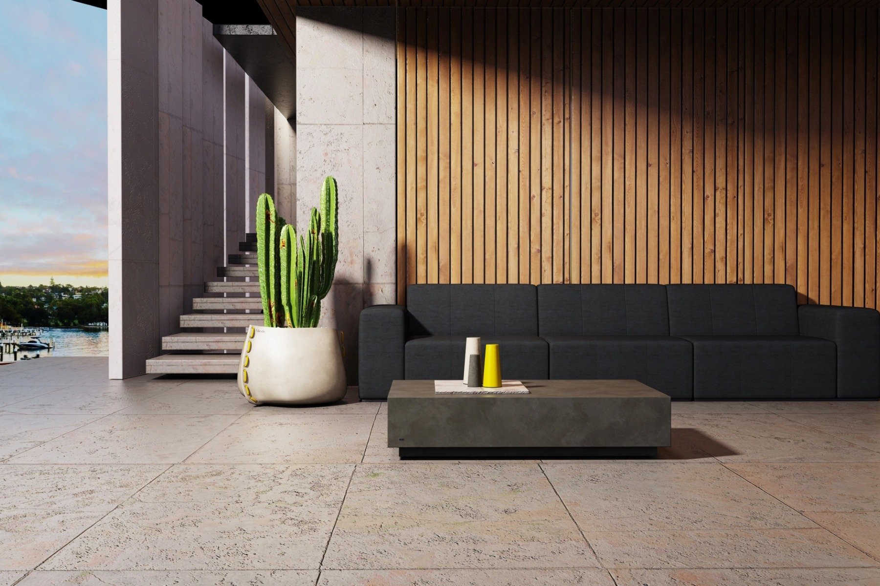 Indoor/outdoor modular sofas