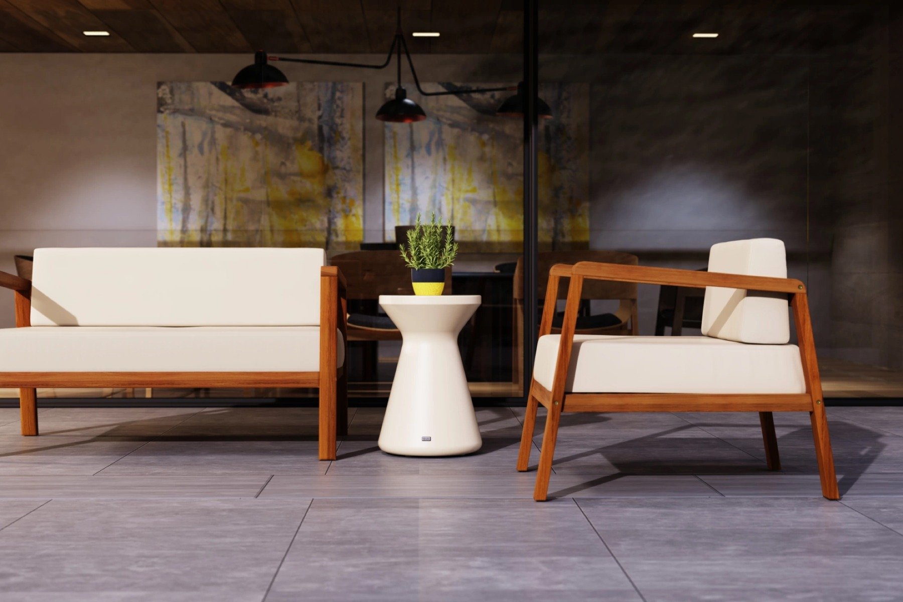 Support with secondary statement pieces