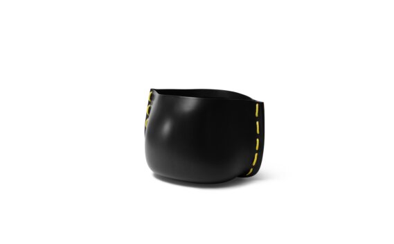 Stitch 25 Planter - Graphite / Yellow by Blinde Design