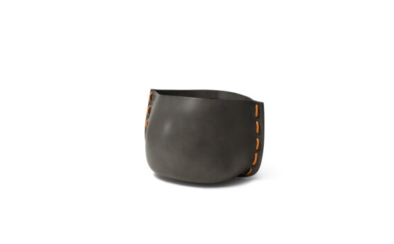 Stitch 25 Planter - Natural / Orange by Blinde Design