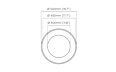 Classic 50 Planter - Technical Drawing / Top by Blinde Design