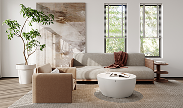 Circ M2 Coffee Table - In-Situ Image by Blinde Design